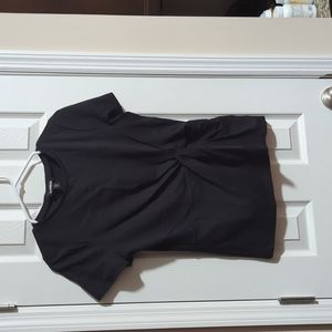 Express Black Top with Sleeves Medium